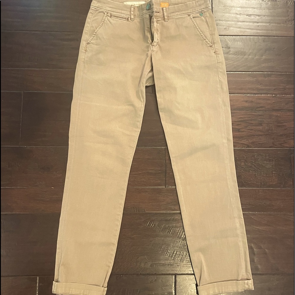 Khaki Pilcro and the Letterpress Hyphen Chino Pants